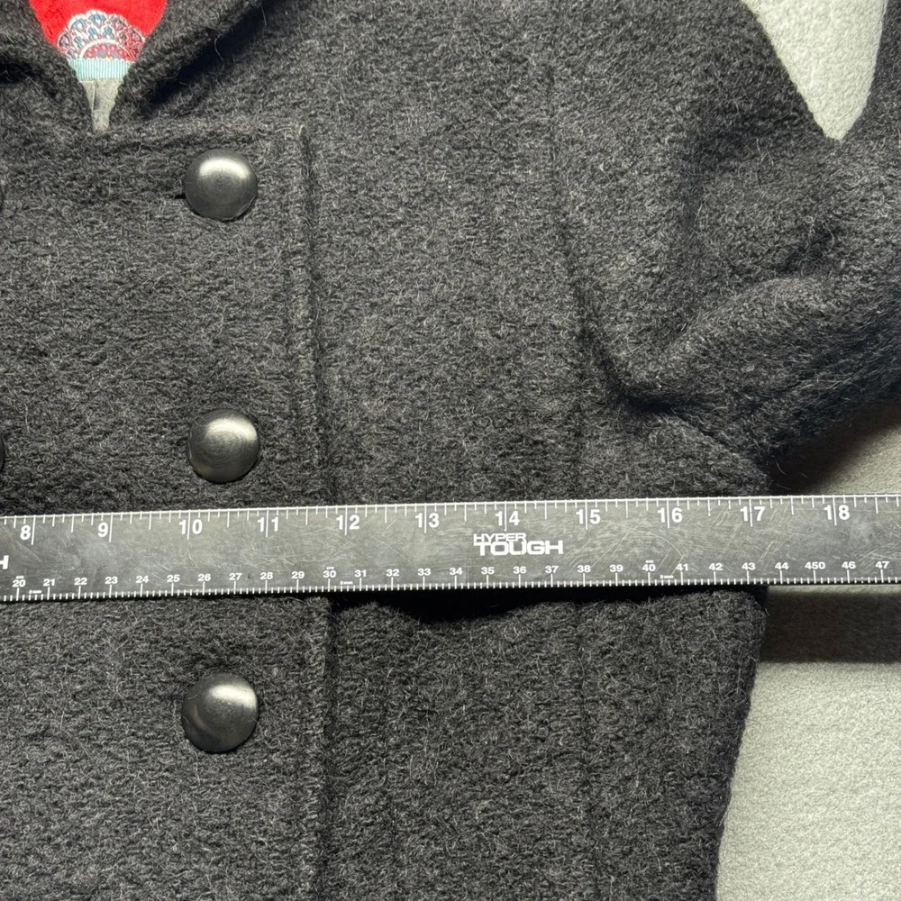 J. Crew Wool Blend Double Breasted Pea Coat Jacket Gray Size 6‎ Style 80061